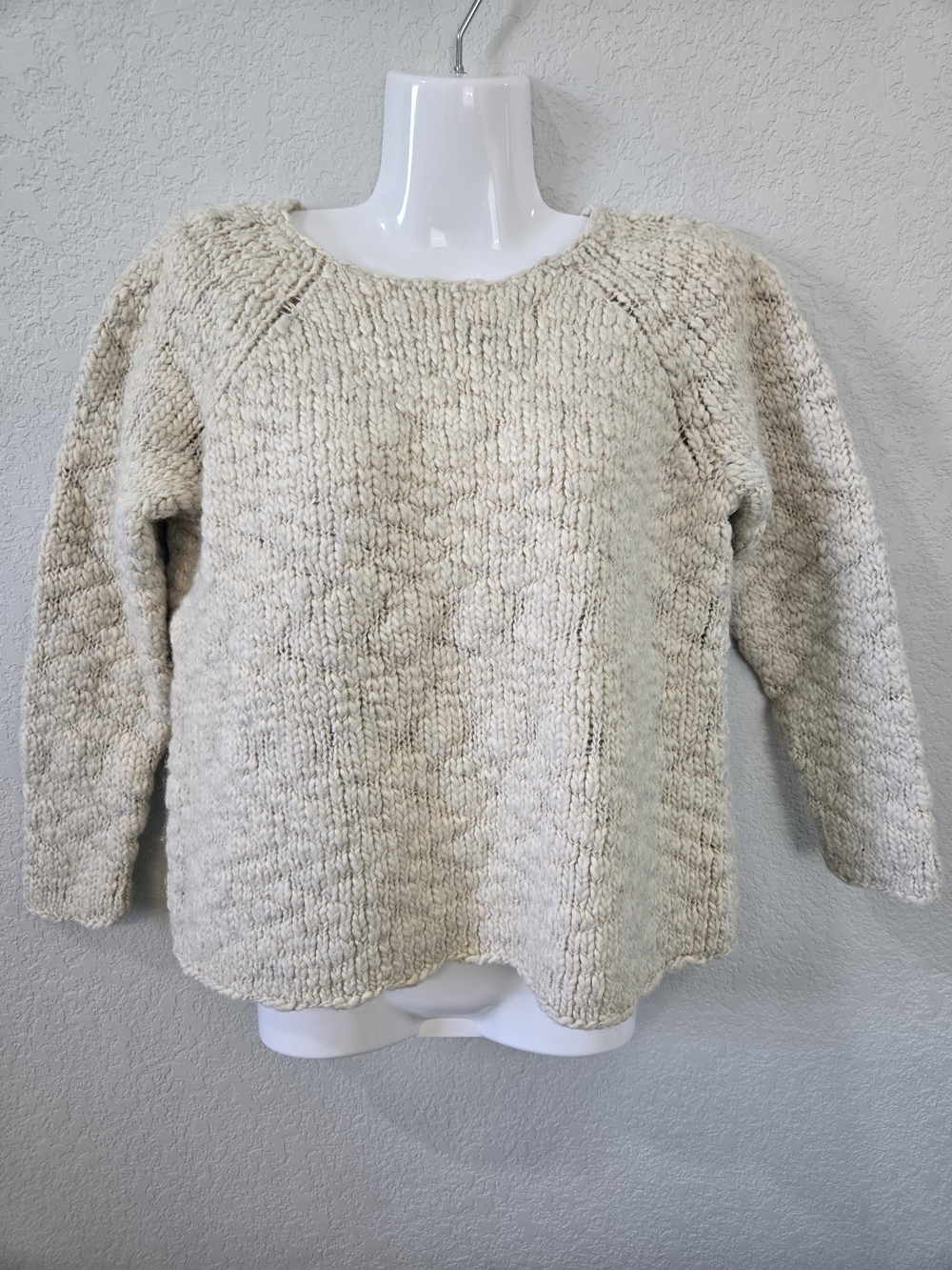 Cozy Cream Knit Women's Sweater